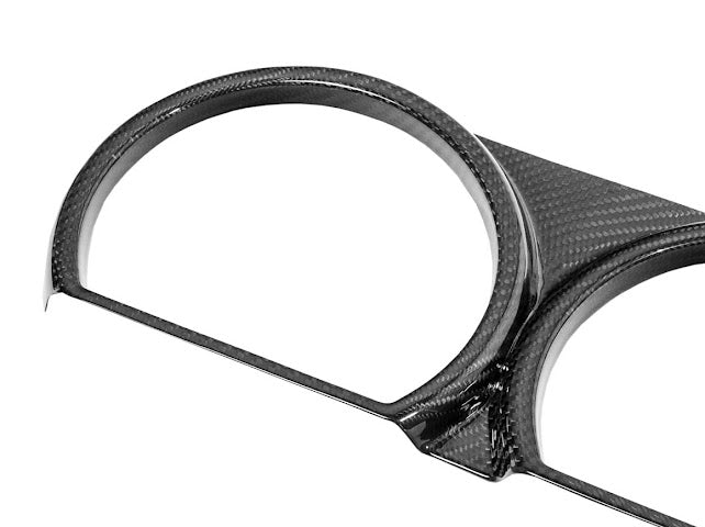 15-23 CHALLENGER CARBON FIBER HEADLIGHT TRIM COVER W/ FRONT GRILLE INSERT